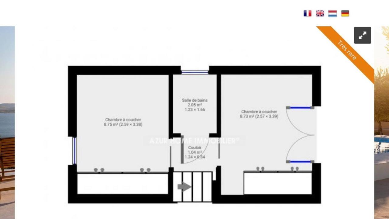 Duplex T3 Boulouris Pieds Dans L Eau Leilighet Saint-Raphaël Eksteriør bilde